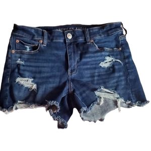 American Eagle Outfitters Dark Blue Jean Shorts